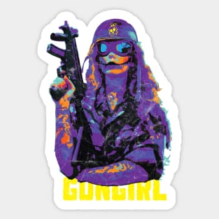 GunGirl Sticker